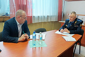 Прокурор Гродненской области Александр Жуков с рабочим визитом посетил Лидский район